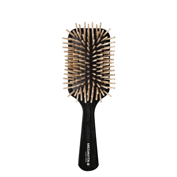 Wood Rectangular Brush Long Bristles 0